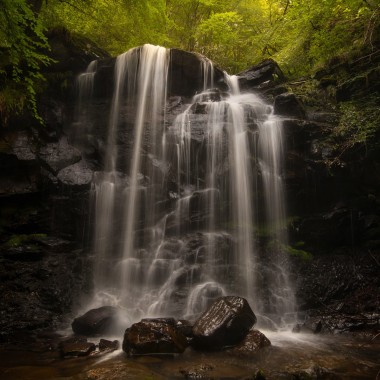 Waterfall in Perthshire Scotland by Andy Lock Photography